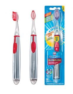   Spinbrush Light Up Battery Power Toothbrush for Children Red