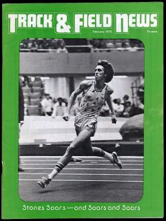 1975 Track Field News High Jumper Dwight Stones He Soars and Soars 