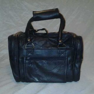 Bayview Premium Genuine Black Leather Womens Purse Bag BL