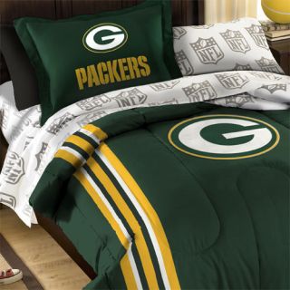 NFL GREEN BAY PACKERS TWIN SINGLE BEDDING SET Green Football Comforter 