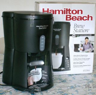 Hamilton Beach Programmable 10 Cup Brew Station Coffee Maker 47374 