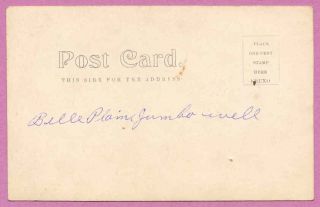 Belle Plaine Iowa Jumbo Well Pre 1906 Undivided Back Post Card Real 