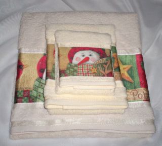 RARE New Sammy Sleigh Bells Christmas Towel 1 Bath Hand or Finger Tip 