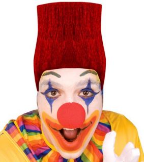 Clown Red High Top Adult Costume Wig Bello NEW