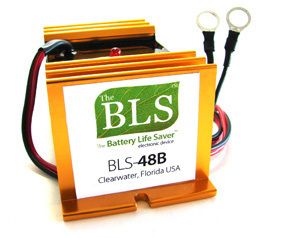 Battery Life Saver Desulfator BLS 48B Designed for 48volt Golf Carts 