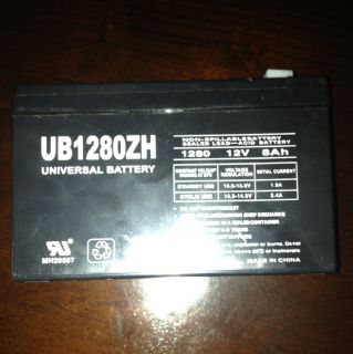 Universal Rechargable UPS Battery D5779 SLA 12V 8AH 250 TT UB1280ZH 
