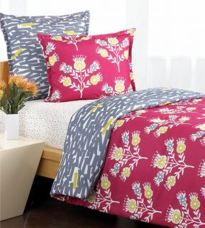 Style&Co Get Set Ulla Twin Comforter Bed In A Bag Set Pomegranate