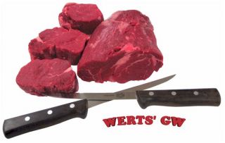 Four 8 oz. Filet Mignon Steaks Corn Fed Angus Nebraska Processed USDA 