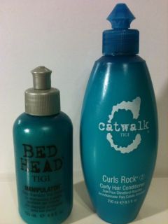 New TIGI Bed Head Manipulator Shampoo Catwalk Curls Rock Conditioner 