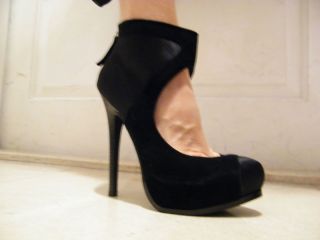 BEBE Shoes Sandals Heels Platforms 181120 Trey Black