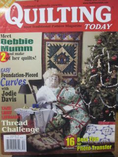 Quilting Today Magazine Issue 87 11 Patterns Christmas