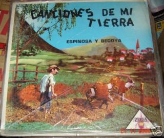 Espinosa Y Bedoya Canciones De Mi Tierra Lp NM