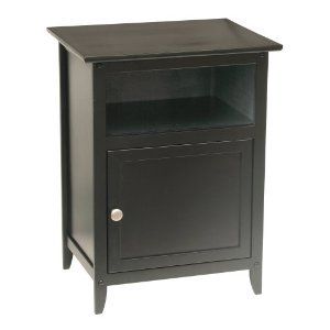   Night Stand End Table Tables Black Stands Bedside Bedroom New