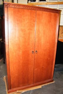   Laminate Wood Cabinet Wardrobe Closet Bedroom Furniture Storage