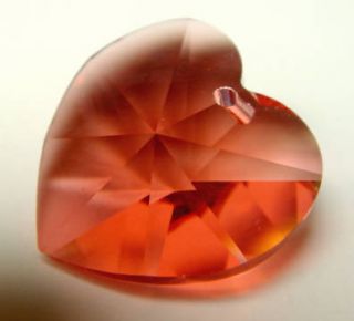 Pick Color 2pcs Crystal Pendants Heart 18mm 6202 Use Swarovski 
