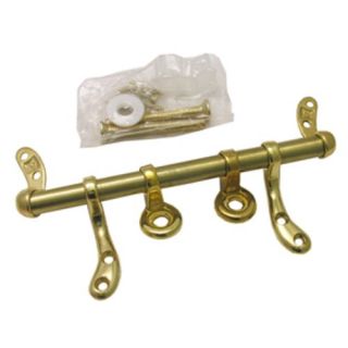 New Lasco 14 1053 Toilet Seat Hinge Polished Brass Metal with Bolts 
