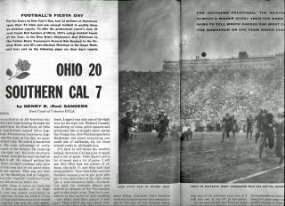 Sports Illustrated 1954 OHIO STATE Nat Football Champs Article Entire 