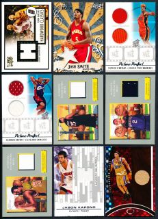 1999 2009 Topps Chrome Pristine Basketball 176 Count Game Jersey Group 