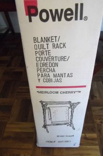 Blanket or Quilt Rack Heirloon Cherry Finish