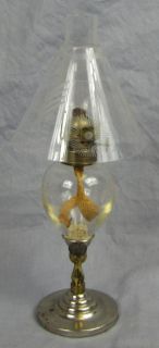 Frankel Cast Iron Brass Etched Art Deco Design Lamp 23
