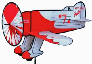   Gee Bee Racer Airplane Yard Spinner Wind Catcher Ships Free