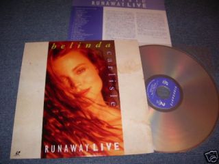 Belinda Carlisle Go Gos Japan 1990 Laser Disc Runaway