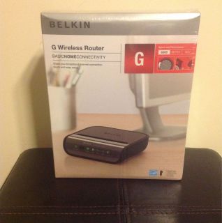 New Belkin G Wireless Router Factory SEALED