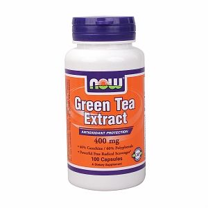 now foods green tea extract 400mg capsules 100 ea dietary supplement 
