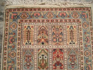 Bakhtiari Hand Knotted Rug Flo Carpet Silk Wool New 5x3