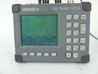 Anritsu Wiltron Site Master S235A Cable Antenna Analyser *Tested*