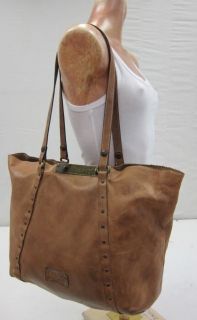 Authentic Patricia Nash Benvenuto Double Turnlock Leather Tote Bag 