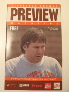   Browns Magazine Head Coach Bill Belichick 1st Year Preview