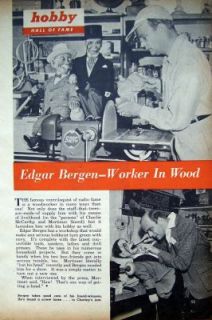 Mortimer Snerd Ventriloquist Dummy Orignal 1949 Article