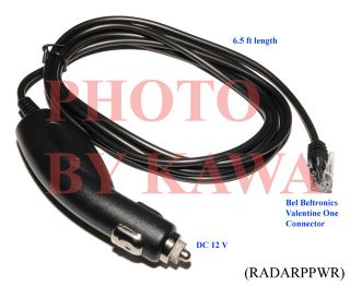 Beltronics Valentine Radar Car Power Cord Cable New