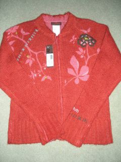 NW Catimini Spirit Denim Cardigan Maille Sweater 14 160