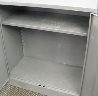 Heavy Duty Bi Fold 2 Door Storage Cabinet 36 x 19 x 42