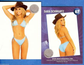 2002 Benchwarmer S1 Series 1 67 Sara Schwartz Bonus Card