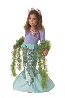 Toddler Lil Mermaid Costume for Halloween Size 4T 6T
