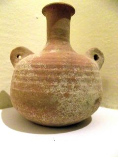 Biblical Antique Holy Land Bronze Age Terracotta Pottery Clay Vessel 
