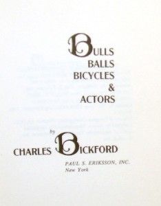 bulls ball bicycles actors by charles bickford