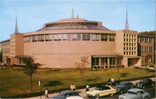 Vintage Wayne University Science Hall Detroit MI