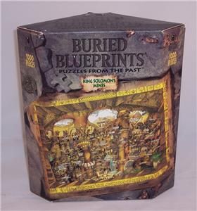 Bepuzzled King Solomons Mines Jigsaw Puzzle Buried Blue