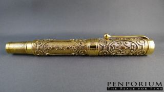 Aurora Benvenuto Cellini Gold Limited Edition Fountain Pen