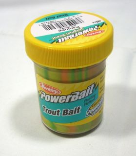 Berkley PowerBait Trout Bait Rainbow Original Scent 1 75 oz Jar 