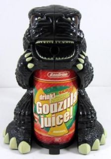 Godzilla 12oz Drink Dispenser Battery Operated   Vintage Bandai Japan 