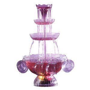   Wedding Lighted Punch Beverage Drinks Fountain Bowl 8 Cups New