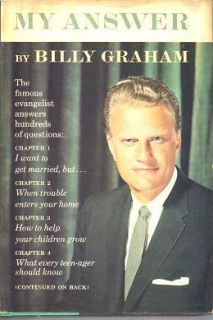 My Answer 1960 by Billy Graham Answers to Questions