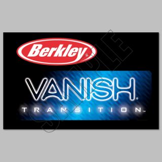 Berkley Decals Sticker Gulp Trilene Vanish Transition