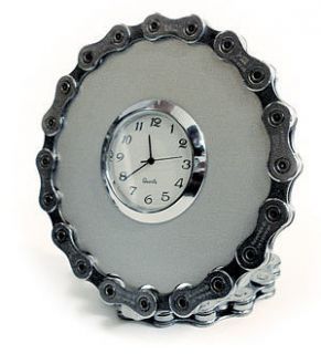 Resource Revival Recycled Bicycle Chain Desk Clock