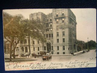 Bienville Hotel. Mobile, Alabama. Great early scene. Undivided back 